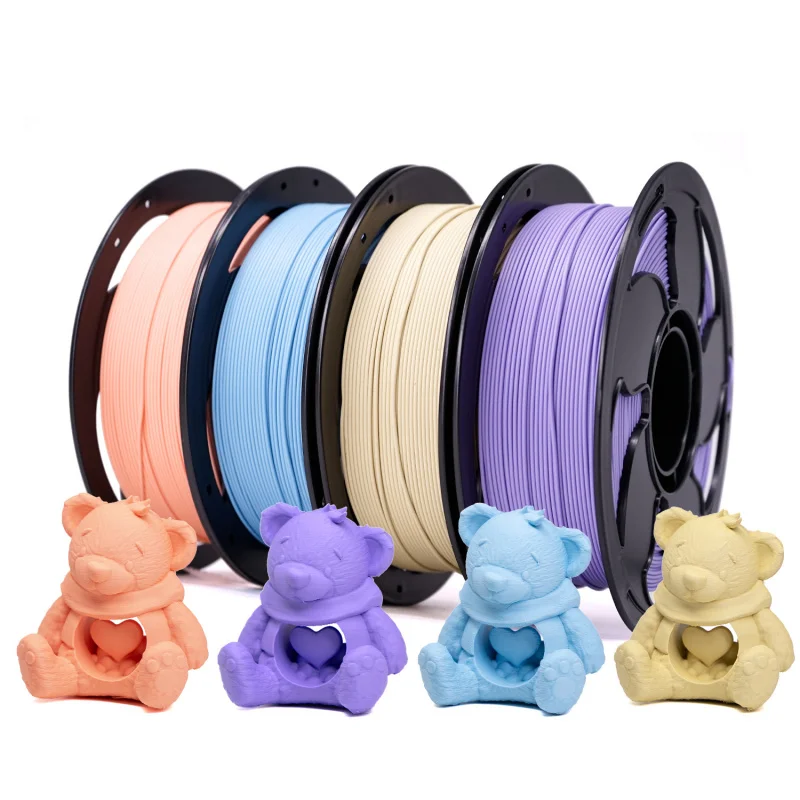 Matte Multi-Color PLA 3D Printer Filament, 1.75mm, 1KG Spool, Premium Texture
Matte Multi-Color PLA 3D Printer Filament, 1.75mm, 1KG Spool, Premium Texture