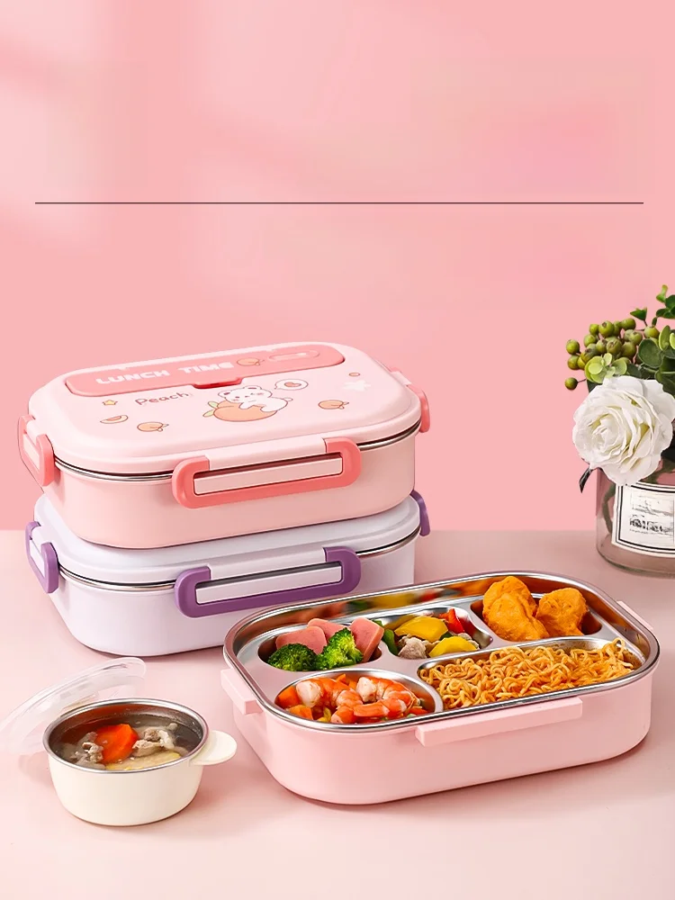 Student Insulated Stainless Steel Lunch Box Microwave Safe Heating Function Portable Picnic Lunch Box Cute Pink Girl Style
Student Insulated Stainless Steel Lunch Box Microwave Safe Heating Function Portable Picnic Lunch Box Cute Pink Girl Style