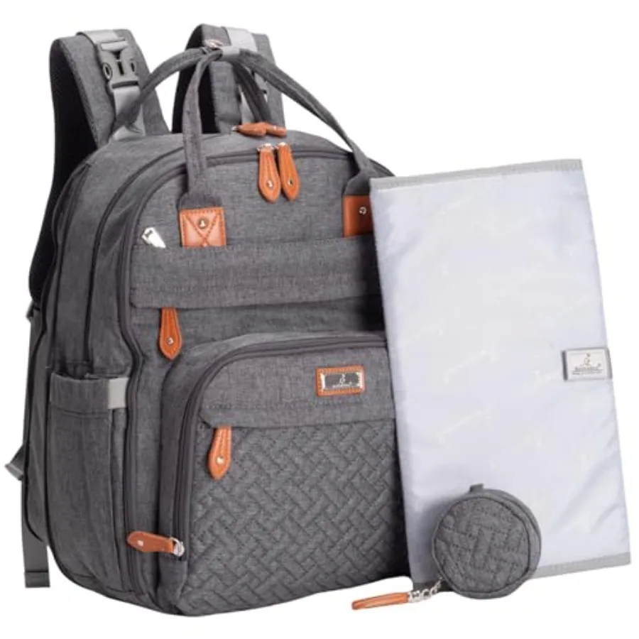 BabbleRoo Extra Large Diaper Bag Backpack Expandable Baby Bag with Up to 50 More Capacity - Travel Essentials Baby Bag Tote wit
BabbleRoo Extra Large Diaper Bag Backpack Expandable Baby Bag with Up to 50 More Capacity - Travel Essentials Baby Bag Tote wit