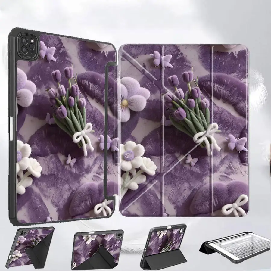 Чехол-подставка для планшетов iPad Pro 2025, Pro 11-го, 10-го, 9-го, 8-го, 7-го поколений, 12.9 дюймов, Mini 6, 7, Air 4, 5, M3, M2, M4, 11 дюймов, с лавандовым узором
Чехол-подставка для планшетов iPad Pro 2025, Pro 11-го, 10-го, 9-го, 8-го, 7-го поколений, 12.9 дюймов, Mini 6, 7, Air 4, 5, M3, M2, M4, 11 дюймов, с лавандовым узором