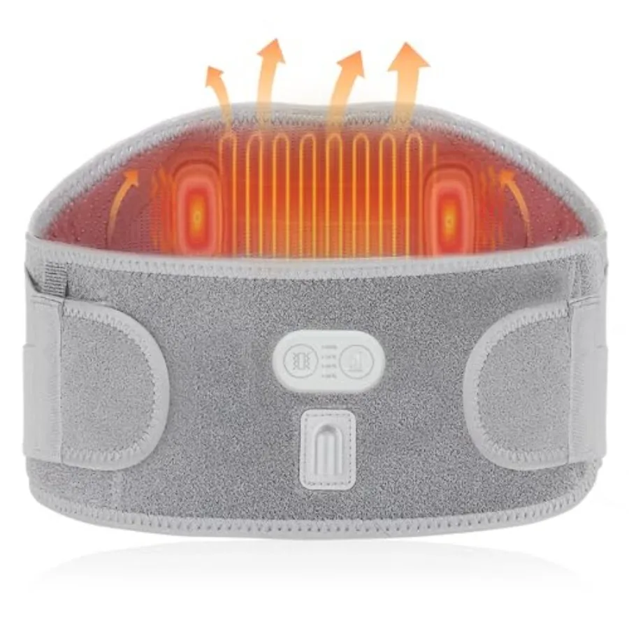 Heated Waist Belt - Cordless Heatg Pad for Lower Back Pa Relief, FSA Eligible HSA, Electrical Heatg and Massage, Rechargeable B
Heated Waist Belt - Cordless Heatg Pad for Lower Back Pa Relief, FSA Eligible HSA, Electrical Heatg and Massage, Rechargeable B