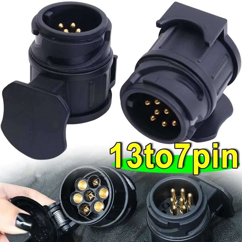12V Trailer Plug Socket Adapter Protected Connection A30 Connector Euro Spec 13 To 7 Pin Car Trailer Adapter Adaptor Accessories
12V Trailer Plug Socket Adapter Protected Connection A30 Connector Euro Spec 13 To 7 Pin Car Trailer Adapter Adaptor Accessories