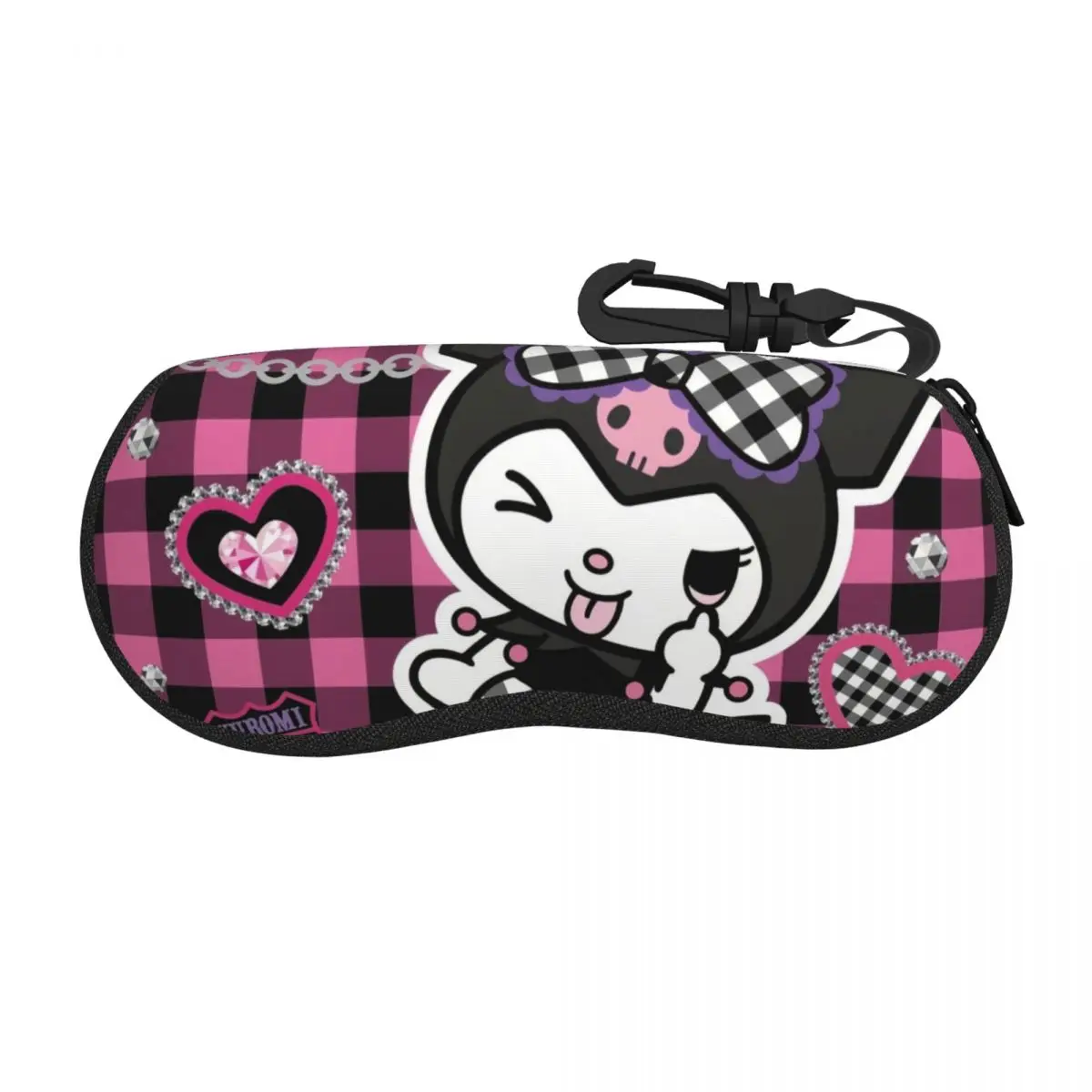 Пользовательский Kuromi Sanrio аниме чехол для очков унисекс крутой чехол для очков защитная коробка для солнцезащитных очков
Пользовательский Kuromi Sanrio аниме чехол для очков унисекс крутой чехол для очков защитная коробка для солнцезащитных очков