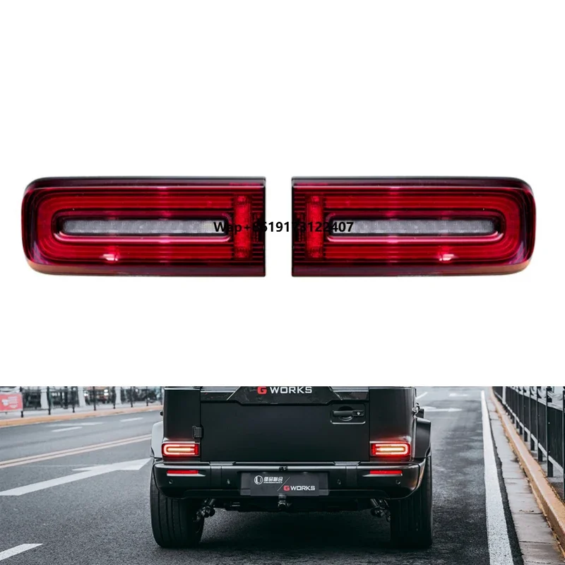 2025Y New G Class W465 Taillight Rear Light Tail Lamp LED RED for Back Light Auto Car Light Accessories
2025Y New G Class W465 Taillight Rear Light Tail Lamp LED RED for Back Light Auto Car Light Accessories