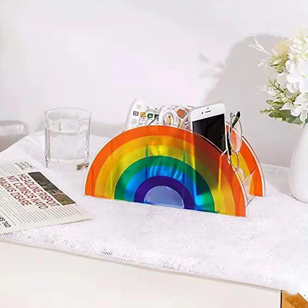 Multifunctional Makeup Tool Storage Box Acrylic Makeup Brush Storage Rack Colorful Rainbow Office Storage Box with for Students
Multifunctional Makeup Tool Storage Box Acrylic Makeup Brush Storage Rack Colorful Rainbow Office Storage Box with for Students