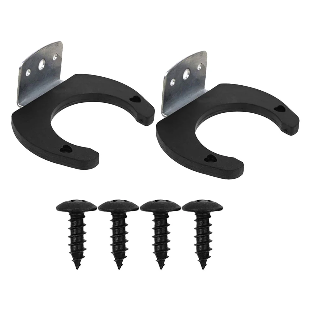2 Pcs Coat Hangers Microphone Hook Wall-Mounted KTV Desktop Reliable Stand Black Home Hanging
2 Pcs Coat Hangers Microphone Hook Wall-Mounted KTV Desktop Reliable Stand Black Home Hanging