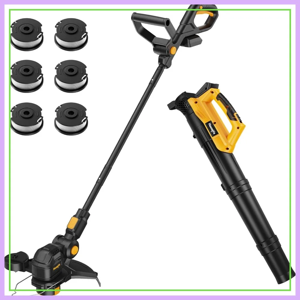 12" 3-in-1 Cordless Weed Eater & Leaf Blower Combo, Battery Operated String Trimmer Edger, Auto-Feed, Tool Only
12" 3-in-1 Cordless Weed Eater & Leaf Blower Combo, Battery Operated String Trimmer Edger, Auto-Feed, Tool Only