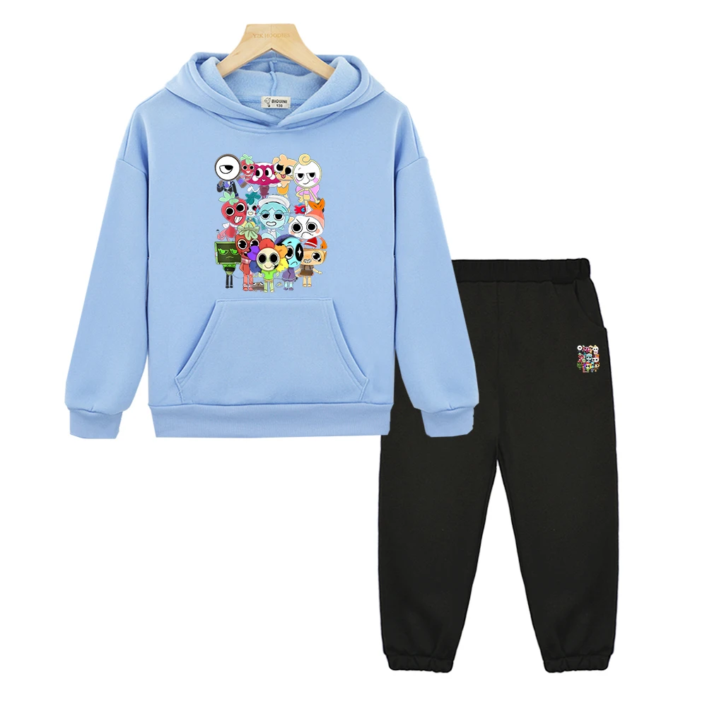 Dandys World 2pcs pullover+Pant anime hoodie Fleece sweatshirt Cartoon jacket boy girls Sports Hooded Sets kids boutique clothes
Dandys World 2pcs pullover+Pant anime hoodie Fleece sweatshirt Cartoon jacket boy girls Sports Hooded Sets kids boutique clothes