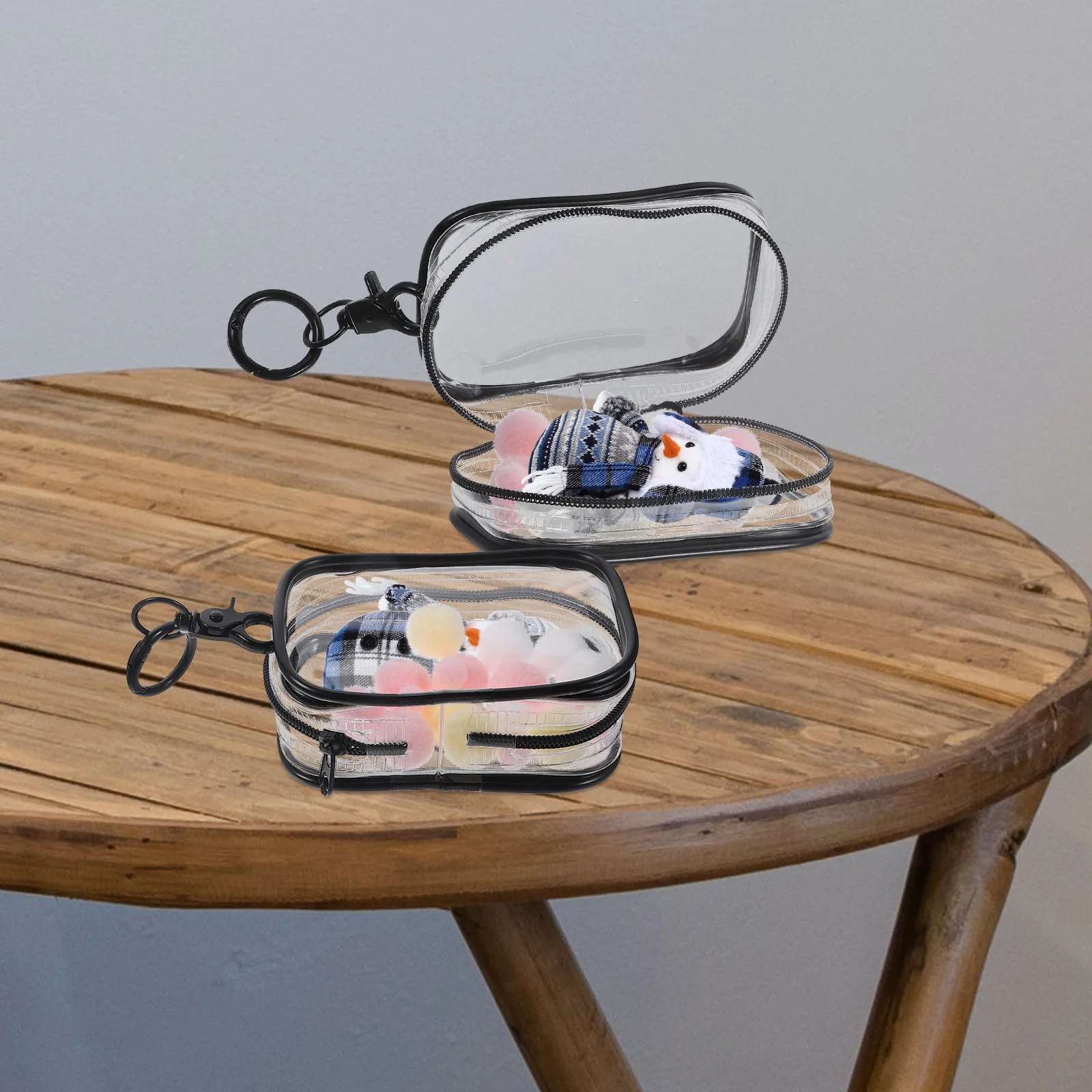 2 set Transparent Storage Bag For Mini Figures Clear Display Case Keychain Collectibles Box Handicrafts
2 set Transparent Storage Bag For Mini Figures Clear Display Case Keychain Collectibles Box Handicrafts