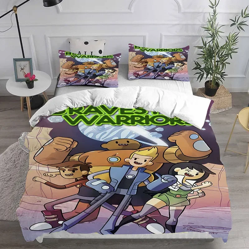 New Bravest Warriors Game Duvet Cover Pillowcase Bedding Set Adult Boy Girl Bedroom Decoration Children Gift Single Double Large
New Bravest Warriors Game Duvet Cover Pillowcase Bedding Set Adult Boy Girl Bedroom Decoration Children Gift Single Double Large