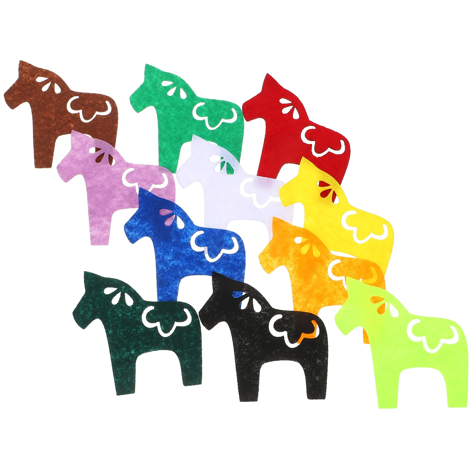 50Pcs Felt Swedish Horses for Christmas Ornament Set Traditional Nordic Craft Holiday Decorative Hanging Pieces Festive
50Pcs Felt Swedish Horses for Christmas Ornament Set Traditional Nordic Craft Holiday Decorative Hanging Pieces Festive
