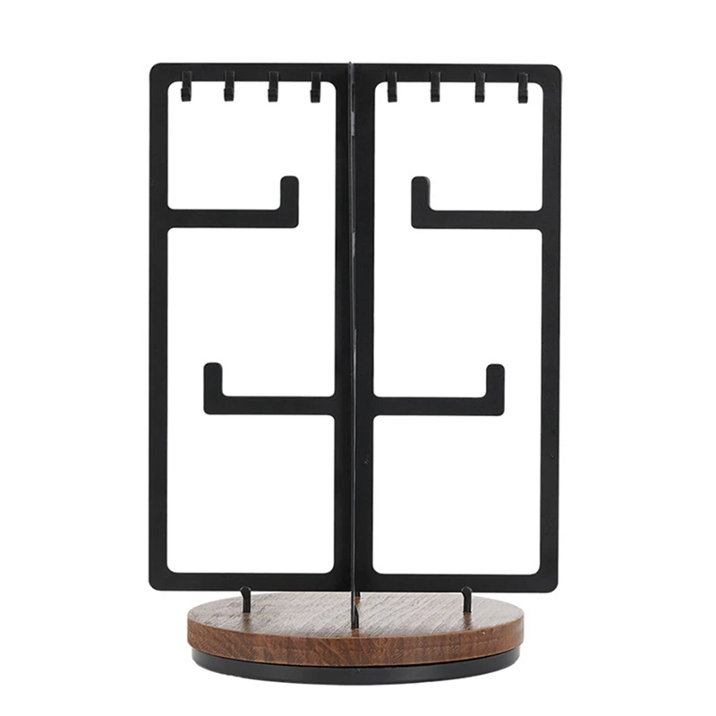 Black Rotating Jewelry Rack Earring Jewelry Rack Removable Solid Wood Base Ring Storage Box
Black Rotating Jewelry Rack Earring Jewelry Rack Removable Solid Wood Base Ring Storage Box
