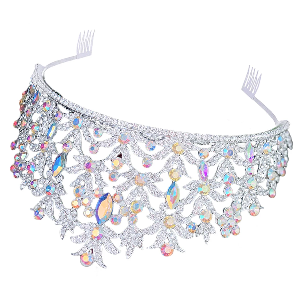 Wedding Bridal Crown Hair Accessories Rhinestone Headpiece for Bride Birthday Party Women Tiara Shining Decorative Photos
Wedding Bridal Crown Hair Accessories Rhinestone Headpiece for Bride Birthday Party Women Tiara Shining Decorative Photos