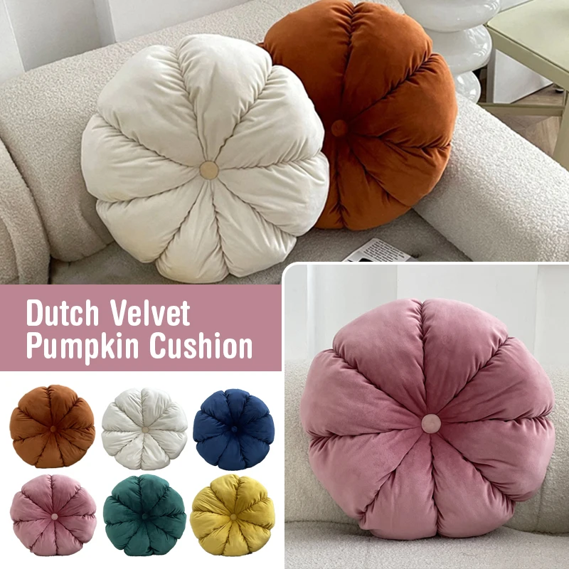 Super Soft Velvet Cushion Luxury Fashion Sofa Throw Pillow Round Creative Pumpkin Handmade Pleated Decor Car Chair Seat Cushion
Super Soft Velvet Cushion Luxury Fashion Sofa Throw Pillow Round Creative Pumpkin Handmade Pleated Decor Car Chair Seat Cushion