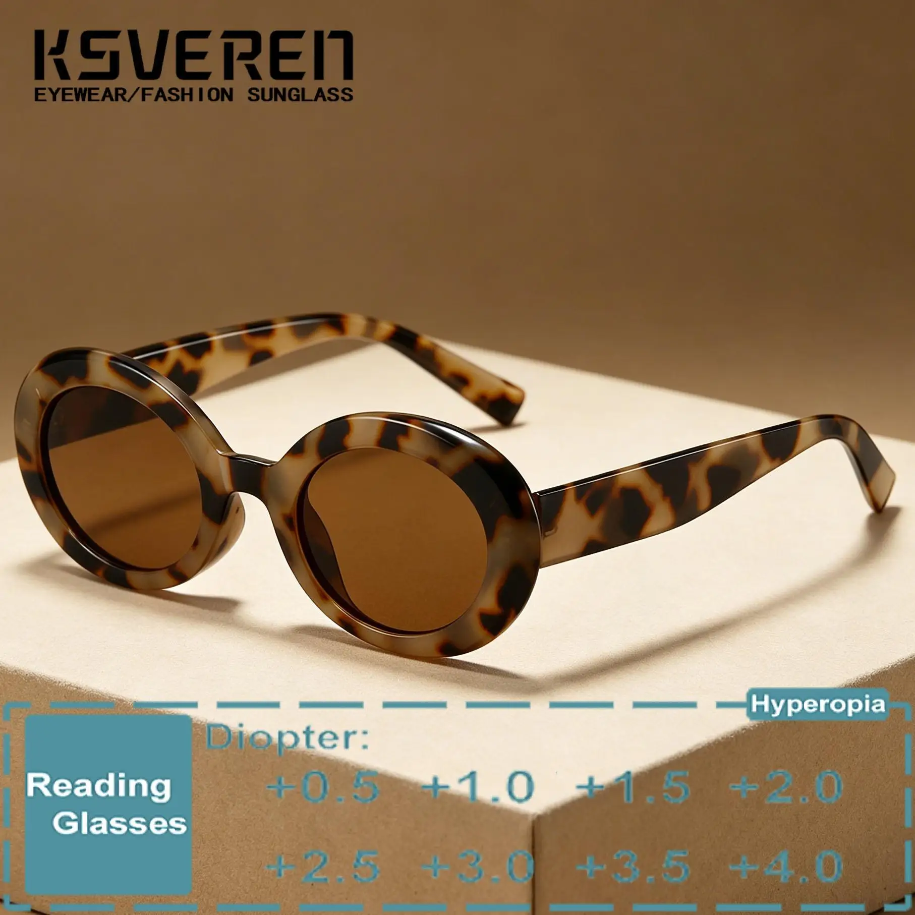 Oval Thick Frame Tinted Reading Sunglasses Men Women Fashion Single Focus Sunshade Finished Presbyopia Eyewear Customize Diopter
Oval Thick Frame Tinted Reading Sunglasses Men Women Fashion Single Focus Sunshade Finished Presbyopia Eyewear Customize Diopter