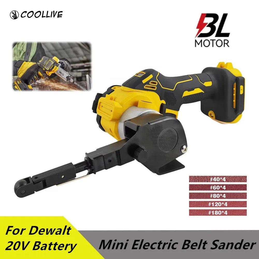 For DEWALT 20V Battery Cordless Mini Electric Belt Sander 180° Rotating Brushless Sander Grinder Power Tools For Metal Wood
For DEWALT 20V Battery Cordless Mini Electric Belt Sander 180° Rotating Brushless Sander Grinder Power Tools For Metal Wood