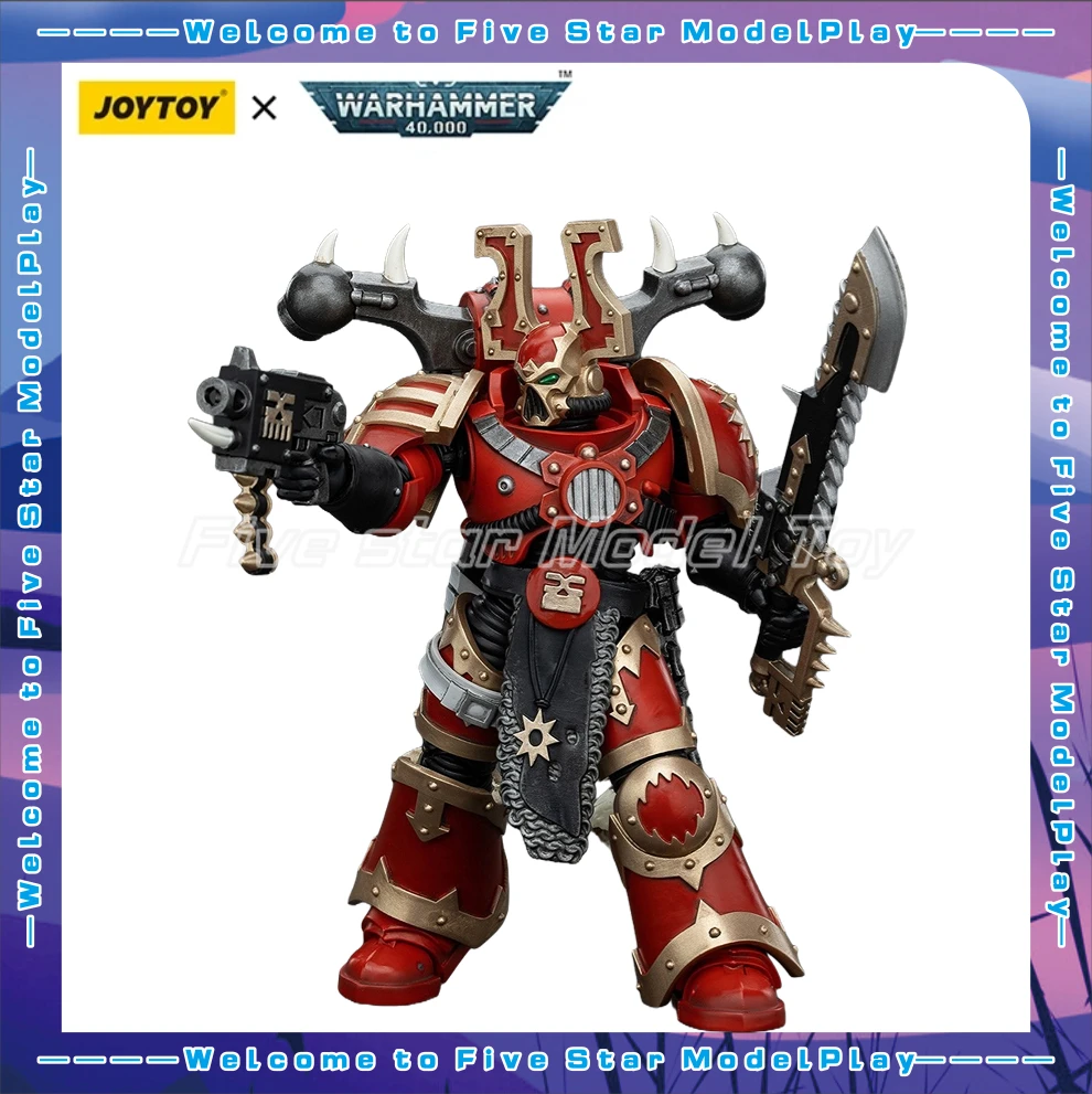 Оригинальные фигурки JOYTOYS Warhammer 40K World Eaters Khorne Berzerker 1:18, аниме-модели, игрушки, подарки
Оригинальные фигурки JOYTOYS Warhammer 40K World Eaters Khorne Berzerker 1:18, аниме-модели, игрушки, подарки