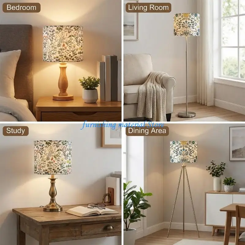 Y5GD Removable Washable Cloth Lamp Shade for Various Lighting Fixtures Stylish Design
Y5GD Removable Washable Cloth Lamp Shade for Various Lighting Fixtures Stylish Design
