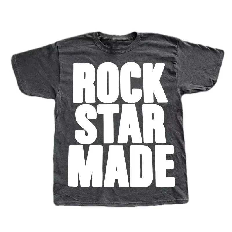 Rock Goth Fashion Men's Punk Grunge Hip Hop Rap Vintage Letter Print Short T-Shirt Casual Oversized Y2K Cotton Streetwear
Rock Goth Fashion Men's Punk Grunge Hip Hop Rap Vintage Letter Print Short T-Shirt Casual Oversized Y2K Cotton Streetwear
