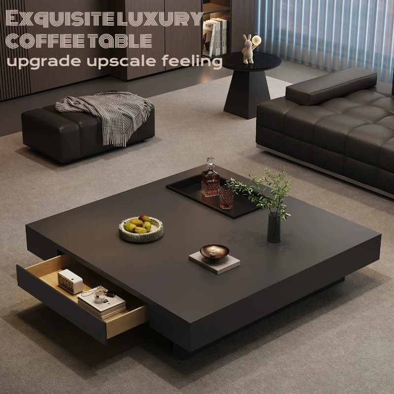 Center Nordic Table Modern Large Dining Black Coffee Table Storage Console Mesas De Centro De Sala Luxury Room Furniture
Center Nordic Table Modern Large Dining Black Coffee Table Storage Console Mesas De Centro De Sala Luxury Room Furniture