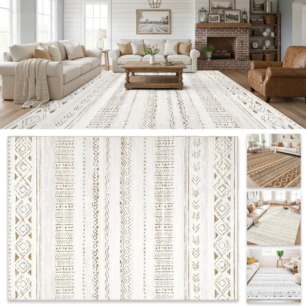 Morocco Style Carpet Livign Room Anti Slip Home Decoration Bedroom Large Area Nordic Rugs Tables Floor Mats Washable Lounge Rug
Morocco Style Carpet Livign Room Anti Slip Home Decoration Bedroom Large Area Nordic Rugs Tables Floor Mats Washable Lounge Rug