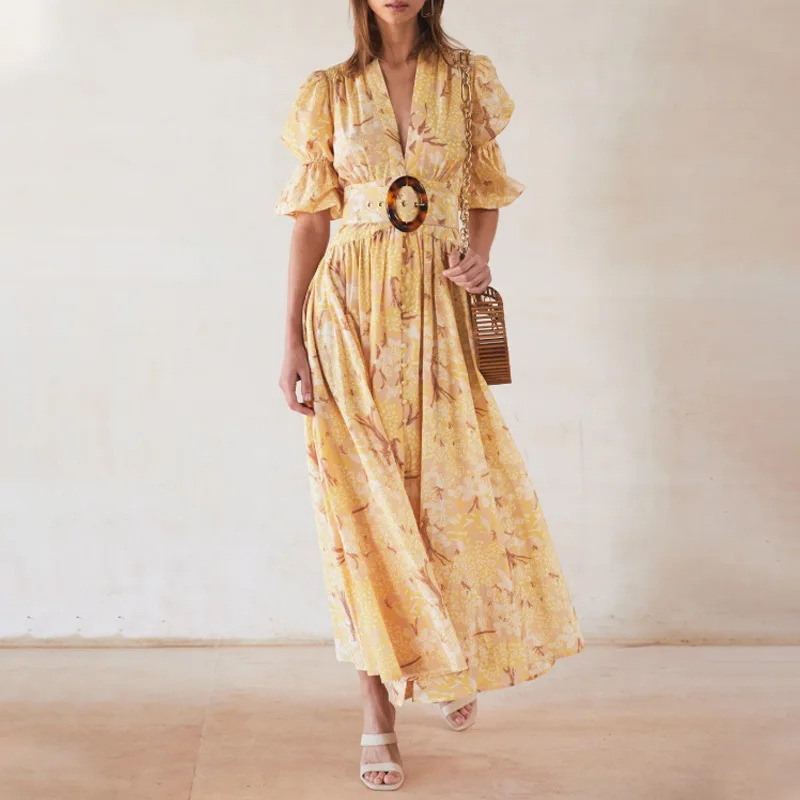 French Retro Style Dress Women Summer 2025 New Fashion High-end Patchwork Waist Slimming Long Dress Trendy
French Retro Style Dress Women Summer 2025 New Fashion High-end Patchwork Waist Slimming Long Dress Trendy