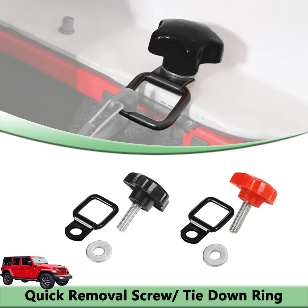 Roof Top Thumb Screw M8 Quick Removal Bolts Trunk Cargo Tie Down Ring For Jeep Wrangler TJ JK JL 1997-2026 Car Parts Accessories
Roof Top Thumb Screw M8 Quick Removal Bolts Trunk Cargo Tie Down Ring For Jeep Wrangler TJ JK JL 1997-2026 Car Parts Accessories