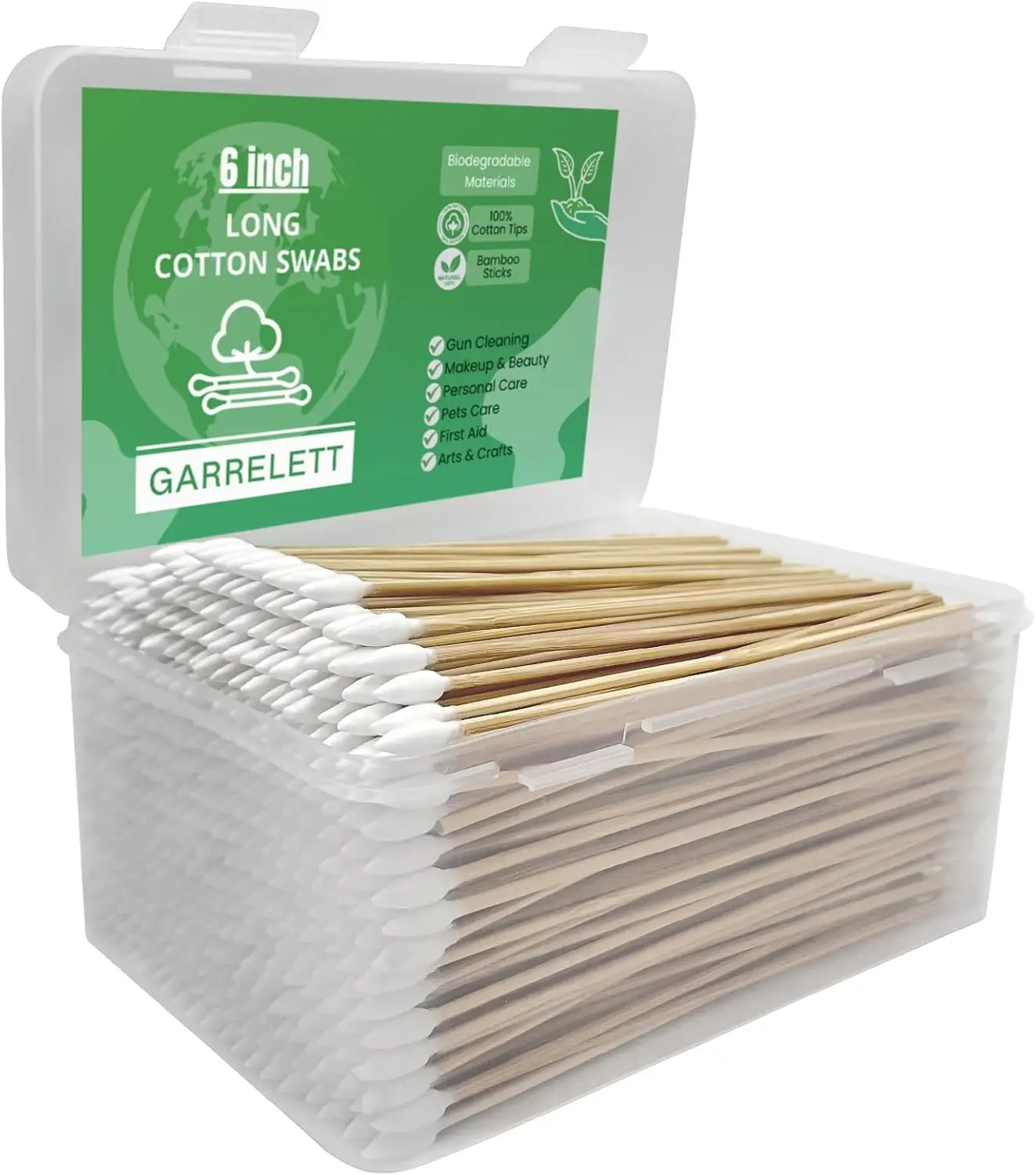 6-Inch Cotton Swabs with Pointed Tips for Gun Cleaning and Precision Tasks
6-Inch Cotton Swabs with Pointed Tips for Gun Cleaning and Precision Tasks