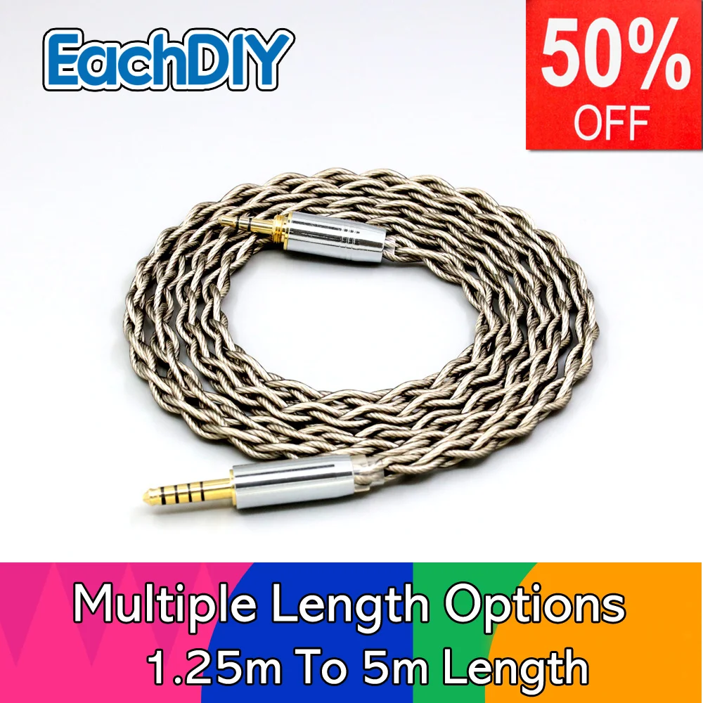 99% Pure Silver + Graphene Silver Plated Shield Earphone Cable For Ultrasone 900 Pro 2900 Replacement Cable Earphone LN007956
99% Pure Silver + Graphene Silver Plated Shield Earphone Cable For Ultrasone 900 Pro 2900 Replacement Cable Earphone LN007956