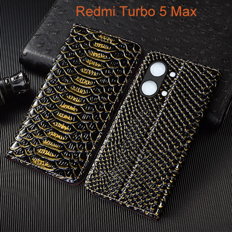 Genuine Leather Flip Case For Xiaomi Redmi Turbo 5 Max Phone Cover Card Cases Dragon Scale Handmade
Genuine Leather Flip Case For Xiaomi Redmi Turbo 5 Max Phone Cover Card Cases Dragon Scale Handmade