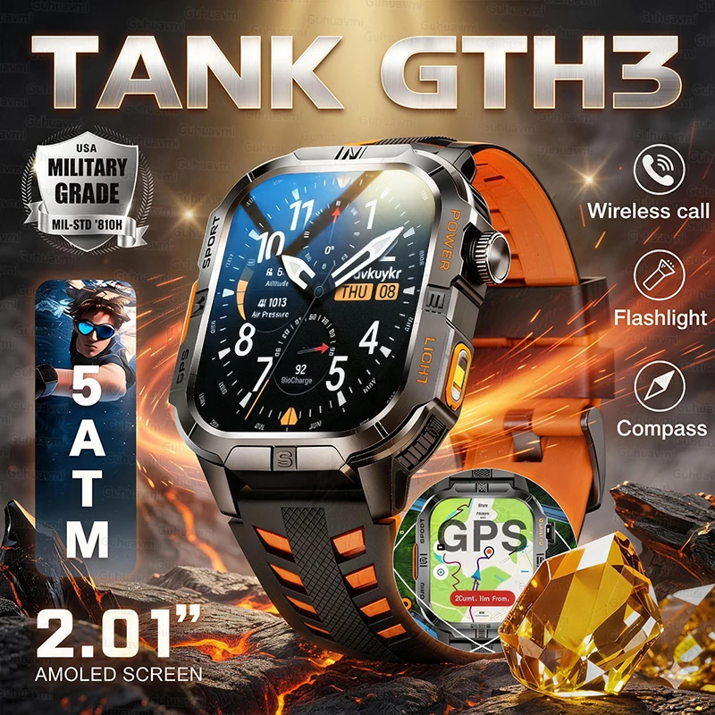 Новые оригинальные умные часы TANK GPS Map Smart Watch для мужчин с AMOLED HD-дисплеем 2.01 дюйма, водонепроницаемостью 5ATM, беспроводными звонками, компасом, для занятий спортом на открытом воздухе
Новые оригинальные умные часы TANK GPS Map Smart Watch для мужчин с AMOLED HD-дисплеем 2.01 дюйма, водонепроницаемостью 5ATM, беспроводными звонками, компасом, для занятий спортом на открытом воздухе