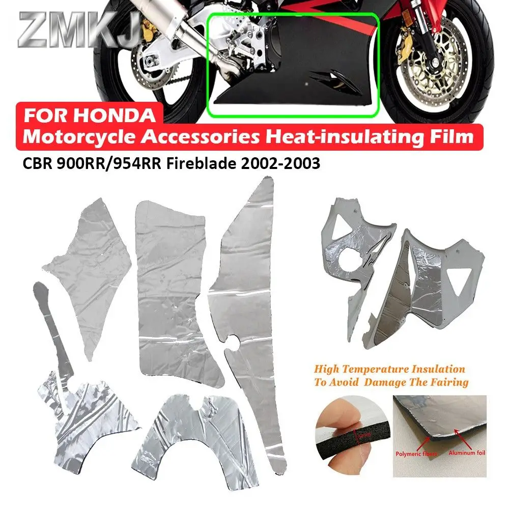 For Honda CBR900RR Fireblade 2002-2003 CBR954RR 2002-2003 Heat Shield Fairing Melting Protection Pre-Cut Insulation Sponge Parts
For Honda CBR900RR Fireblade 2002-2003 CBR954RR 2002-2003 Heat Shield Fairing Melting Protection Pre-Cut Insulation Sponge Parts