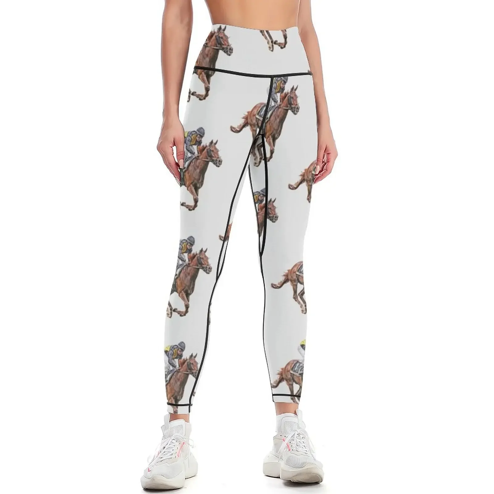 Horse Racing Leggings Women's high waist high waist sports tennis for workout shorts Womens Leggings 
Horse Racing Leggings Women's high waist high waist sports tennis for workout shorts Womens Leggings