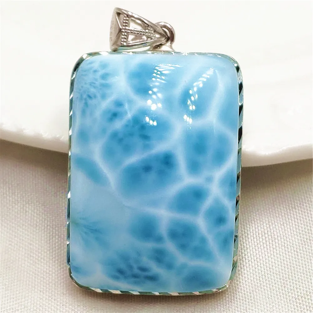 Натуральный синий ларимар кулон для женщин и мужчин 30x21x10 мм прямоугольный водный узор кристалл любовь ожерелье от Dominia AAAAAAA
Натуральный синий ларимар кулон для женщин и мужчин 30x21x10 мм прямоугольный водный узор кристалл любовь ожерелье от Dominia AAAAAAA