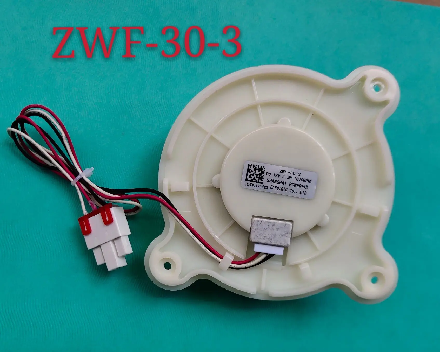 refrigerator cooling fan New Original ZWF-30-3 DC12V 2.5W 1870RPM for BCD-201WEC B15184 .4-5 or else
refrigerator cooling fan New Original ZWF-30-3 DC12V 2.5W 1870RPM for BCD-201WEC B15184 .4-5 or else