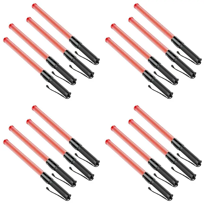 【HAPPY】16Pack Traffic Wand 21Inch Led Traffic Control Wand Safety Light Wand With 2Flashing Modes Air Marshaling Signal Wand
【HAPPY】16Pack Traffic Wand 21Inch Led Traffic Control Wand Safety Light Wand With 2Flashing Modes Air Marshaling Signal Wand