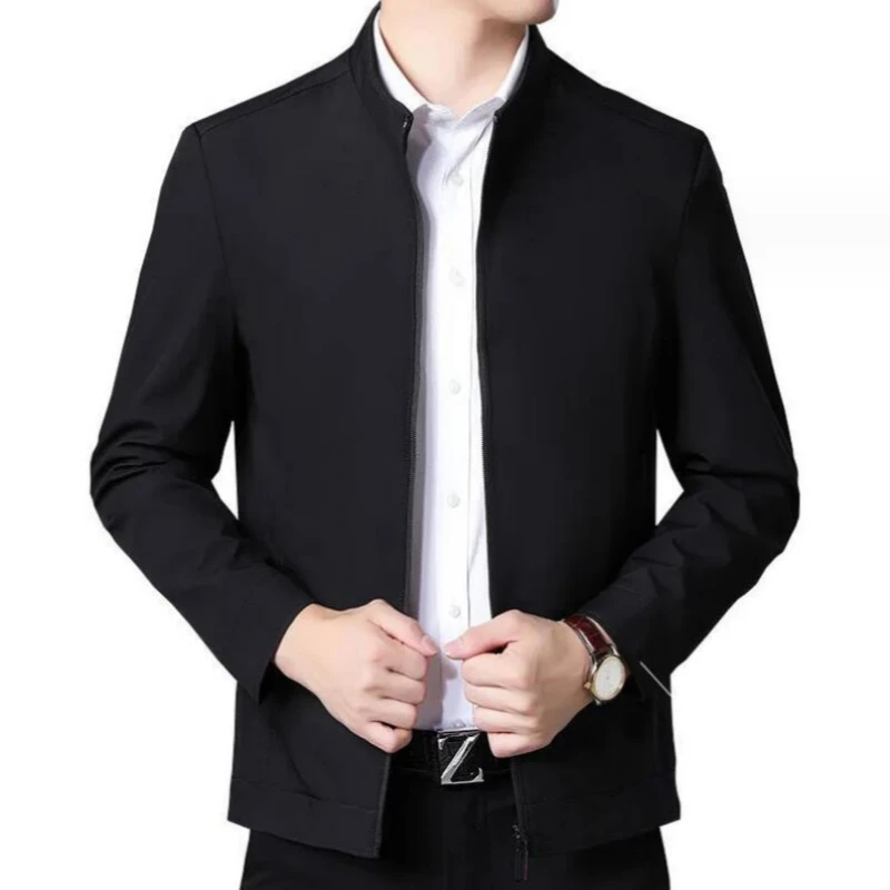 Spring Men's Business Causal Jackets Male Lightweight Outwear Slim Fit Solid Color Coats Man Streetwear Baseball Jackets Autumn
Spring Men's Business Causal Jackets Male Lightweight Outwear Slim Fit Solid Color Coats Man Streetwear Baseball Jackets Autumn