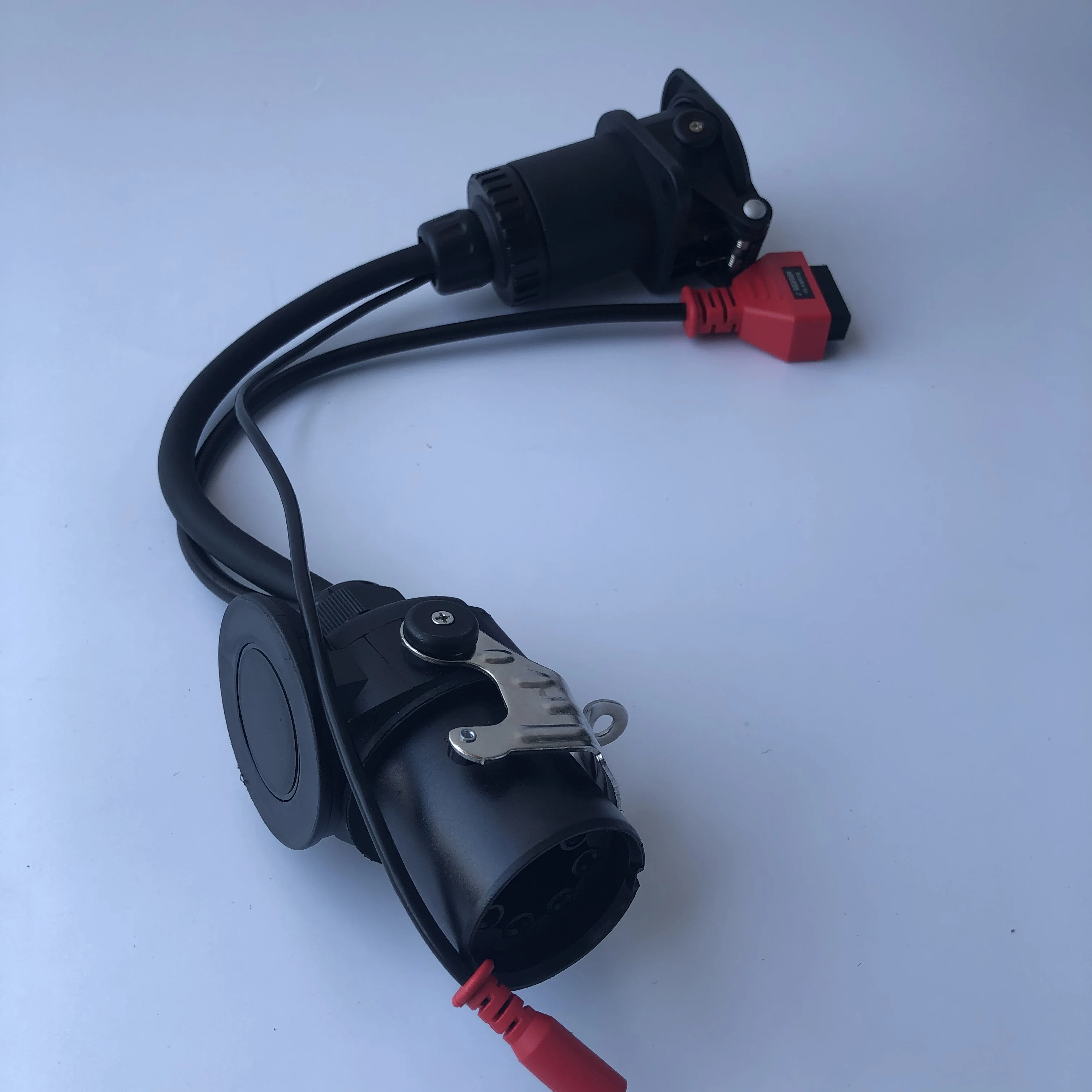 EBS ISO 7638 OBD2 Trailer Diagnostic Adapter Cable for Autel Autocom Bosch - Truck Vehicle Compatibility
EBS ISO 7638 OBD2 Trailer Diagnostic Adapter Cable for Autel Autocom Bosch - Truck Vehicle Compatibility