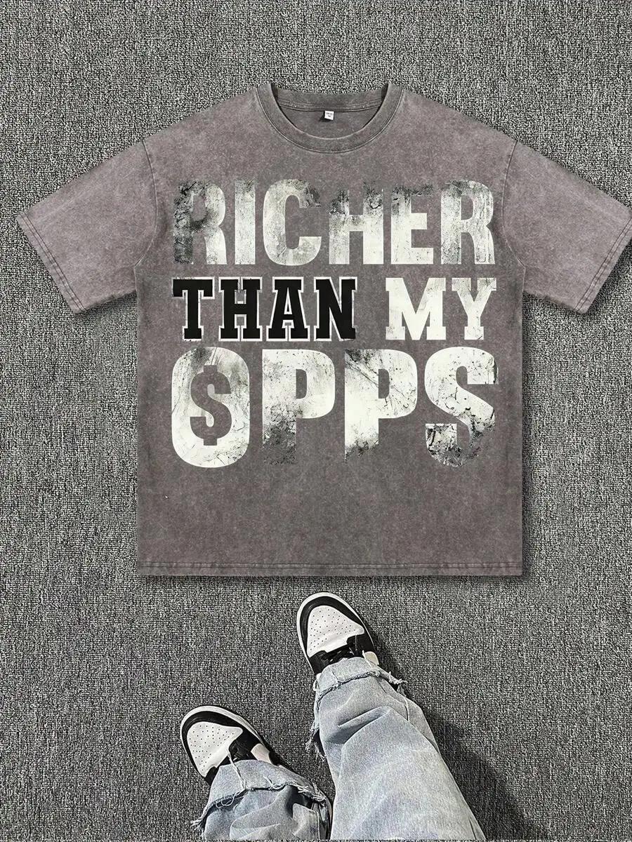 Grey Mens Streetwear Retro Hip Hop Y2K Printed Cotton T-Shirt Short Sleeve Casual Summer
Grey Mens Streetwear Retro Hip Hop Y2K Printed Cotton T-Shirt Short Sleeve Casual Summer