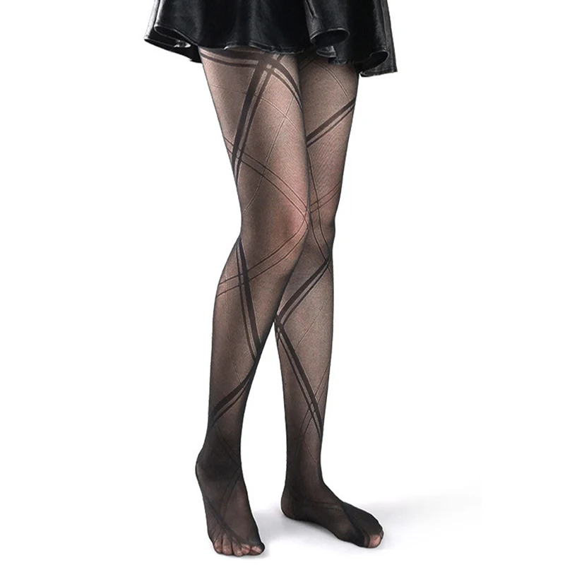 Retro Simplicity Fringe Intersect Jacquard Women's Pantyhose Thin Breathable Slim Hottie Tights
Retro Simplicity Fringe Intersect Jacquard Women's Pantyhose Thin Breathable Slim Hottie Tights