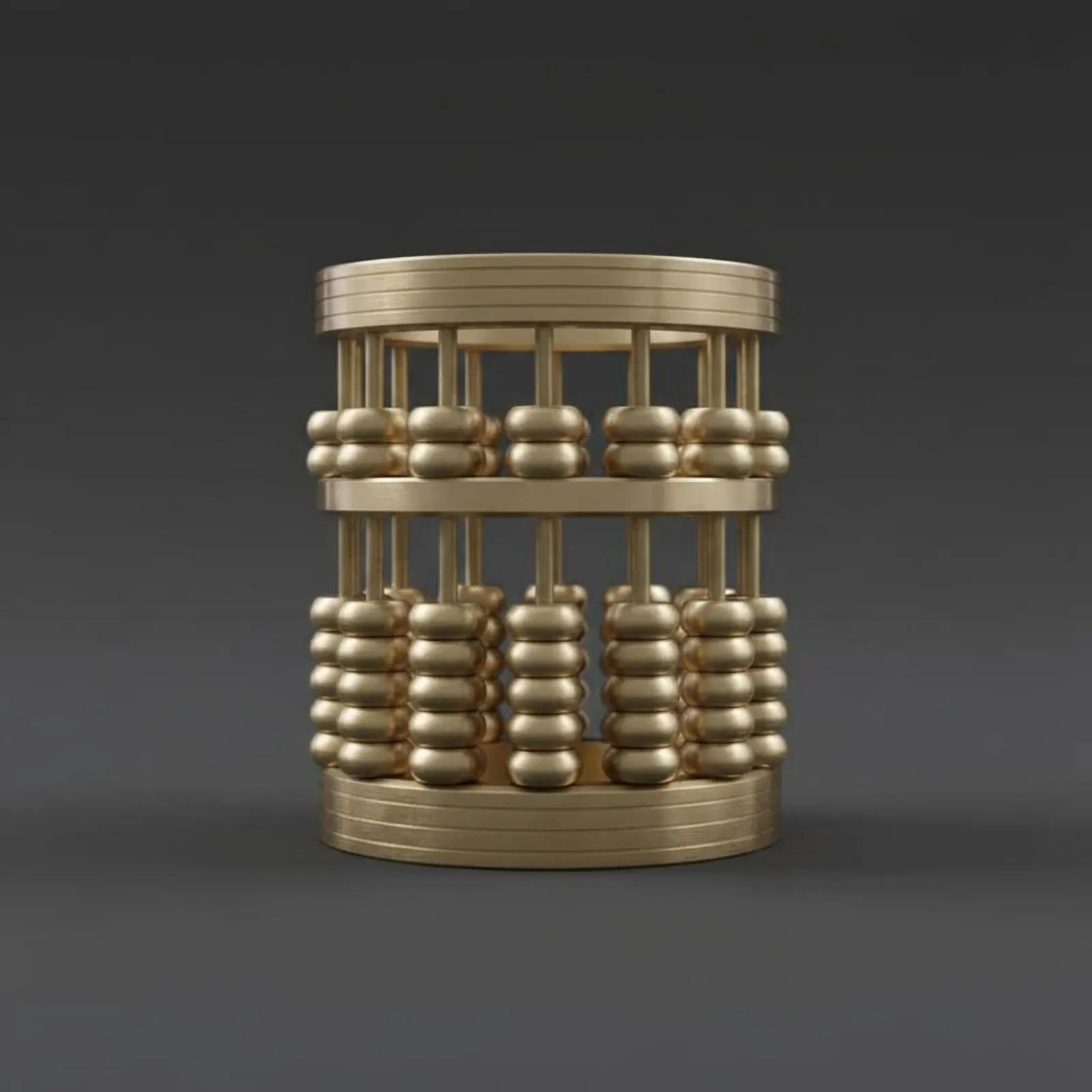 Copper Abacus Writing Instrument Holder Business Gift Abacus Pen Holder Stationery Organizer Movable Beads for Office, Desktop
Copper Abacus Writing Instrument Holder Business Gift Abacus Pen Holder Stationery Organizer Movable Beads for Office, Desktop