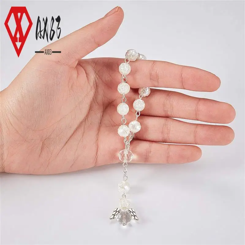 AX83-60 шт. акриловые четки для крещения, мини-четки, ангел с сумками из органзы для первого причастия, сувениры для крещения
AX83-60 шт. акриловые четки для крещения, мини-четки, ангел с сумками из органзы для первого причастия, сувениры для крещения
