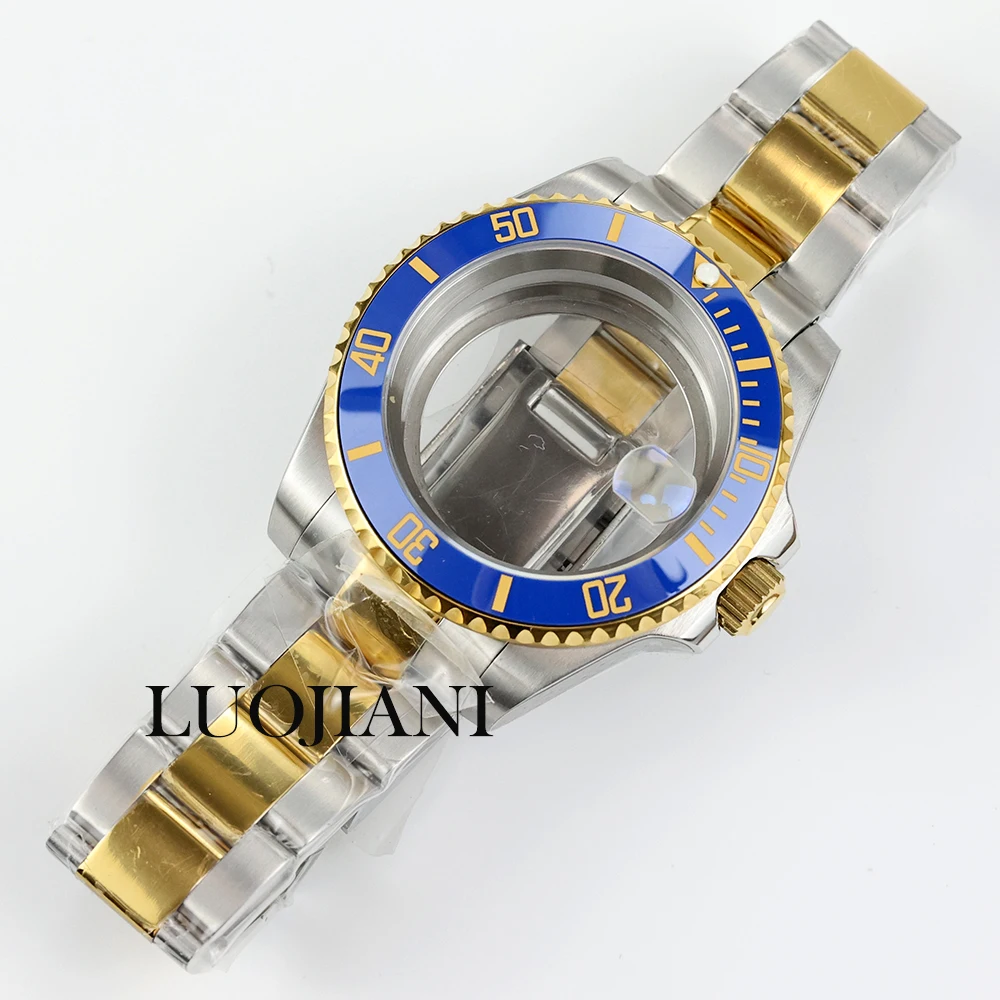 NH35 Case Gold Silver Watch Case 40mm Oyster/Jubilee Bracelet Watch Parts for SUB GMT NH34 NH35 NH36 movement Sapphire Glass
NH35 Case Gold Silver Watch Case 40mm Oyster/Jubilee Bracelet Watch Parts for SUB GMT NH34 NH35 NH36 movement Sapphire Glass