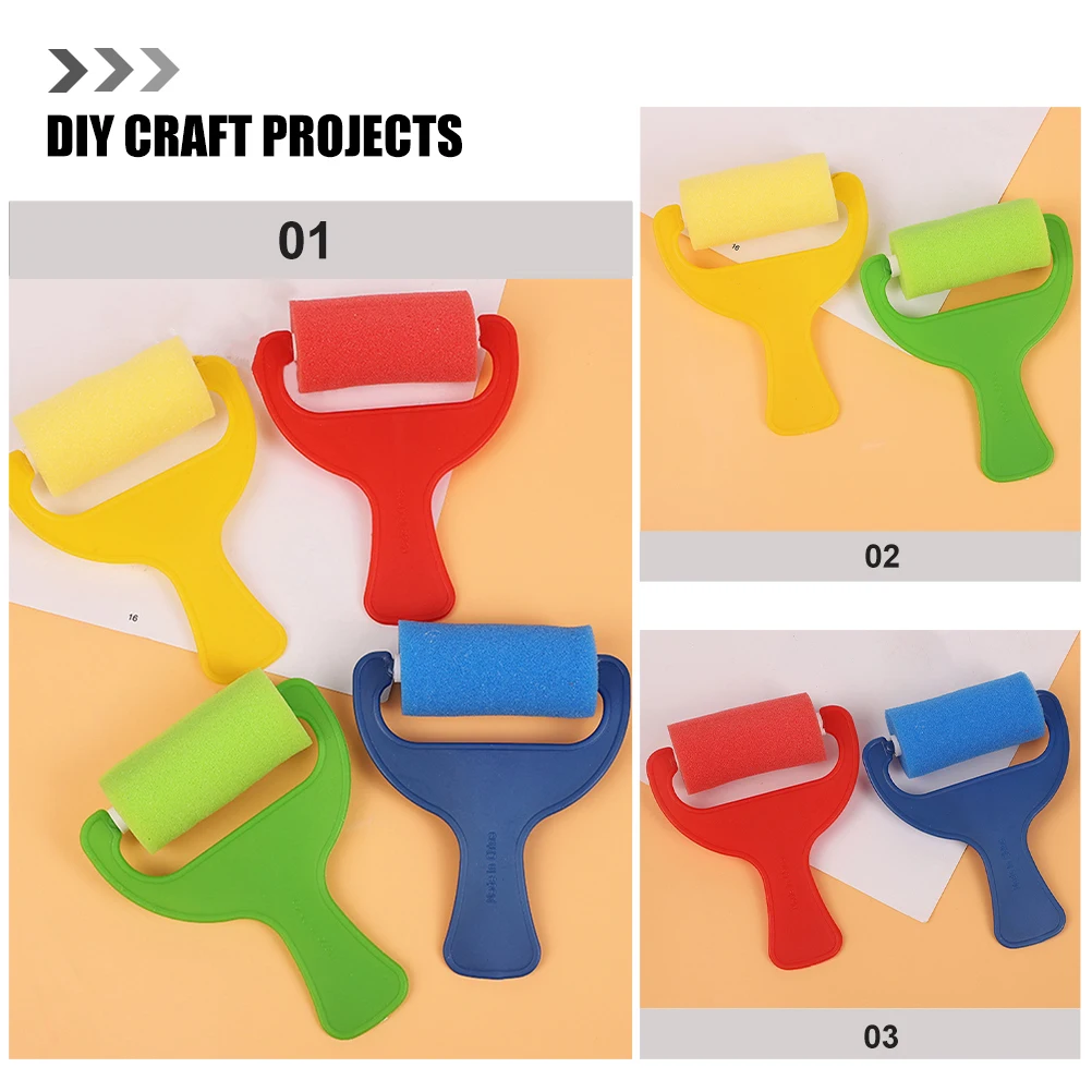 12pcs Kids Painting Tool Roller Brush Sponge Applicator Brushes Sponges Reusable Washable Diy Craft Supplies
12pcs Kids Painting Tool Roller Brush Sponge Applicator Brushes Sponges Reusable Washable Diy Craft Supplies