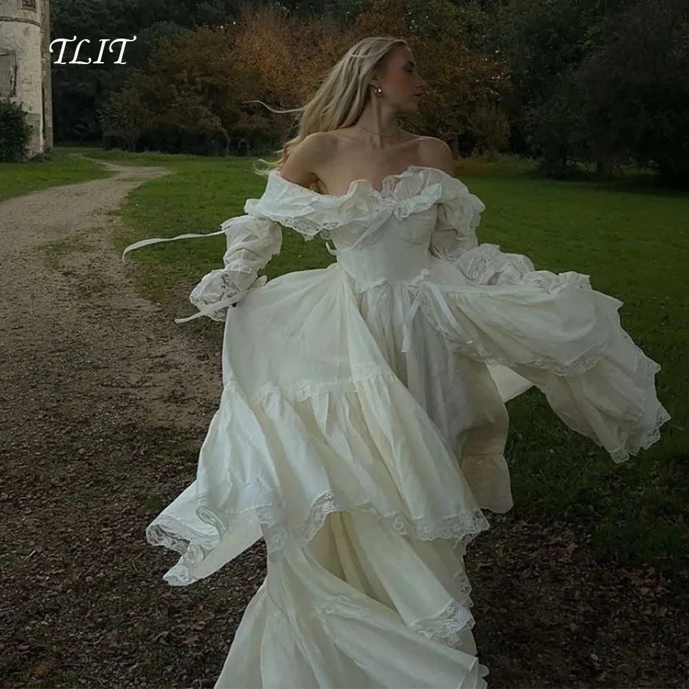 TLIT Elegant Pleats Taffeta Evening Dresses Backless Off The Shoulder Vestidos de noite Prom Formal Dress for Women Customized
TLIT Elegant Pleats Taffeta Evening Dresses Backless Off The Shoulder Vestidos de noite Prom Formal Dress for Women Customized