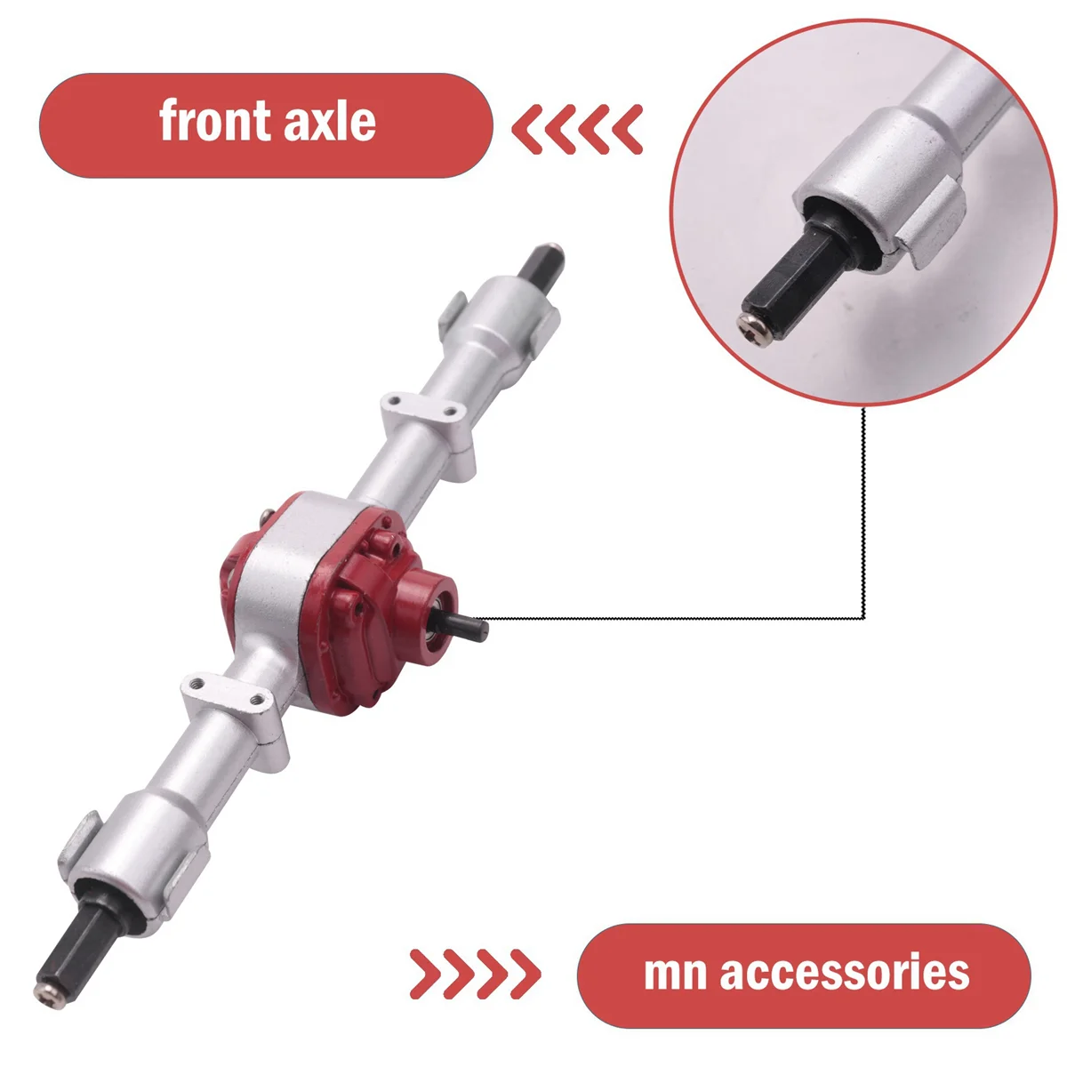 A17I 6X RC Car Front & Rear Complete Axle for MN D90 D91 D96 D99S MN90 MN96 MN99 MN99S 1/12 RC Car Upgrade Parts,Silver
A17I 6X RC Car Front & Rear Complete Axle for MN D90 D91 D96 D99S MN90 MN96 MN99 MN99S 1/12 RC Car Upgrade Parts,Silver