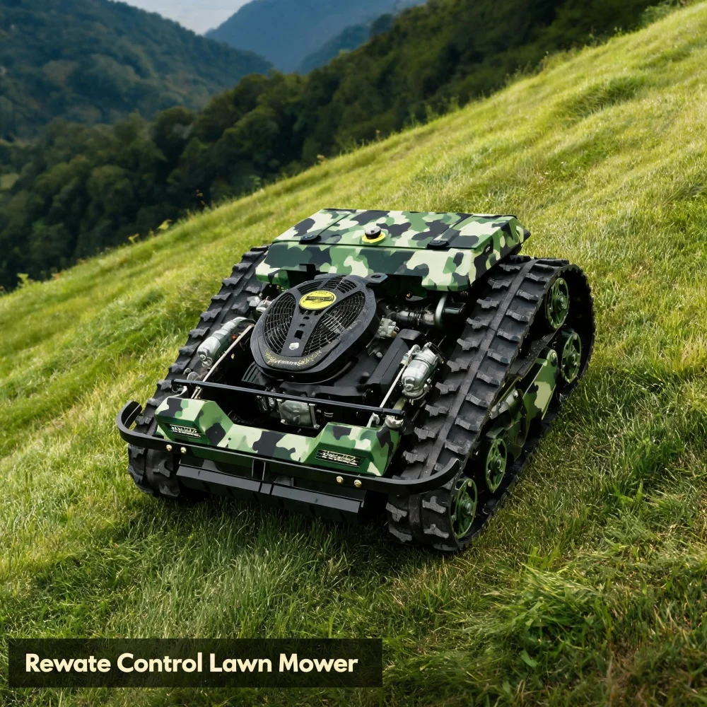 Remote Control Tracked Mower 800mm Cutting Width Multi-use Grass Trimmer High Efficiency CE EPA Certified High Efficiency Farm
Remote Control Tracked Mower 800mm Cutting Width Multi-use Grass Trimmer High Efficiency CE EPA Certified High Efficiency Farm