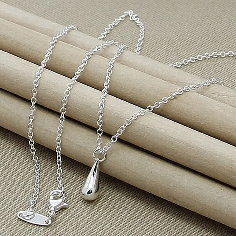 Stylish 925 Sterling Silver Simple Round Ball and Heart Love Pendant Necklaces Chain Jewelry
Stylish 925 Sterling Silver Simple Round Ball and Heart Love Pendant Necklaces Chain Jewelry