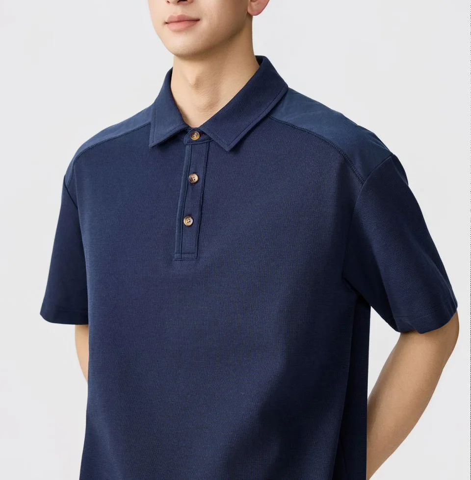 Летняя мужская футболка с коротким рукавом, деловая повседневная модная винтажная рубашка-поло, мужская уличная одежда, топы
Летняя мужская футболка с коротким рукавом, деловая повседневная модная винтажная рубашка-поло, мужская уличная одежда, топы