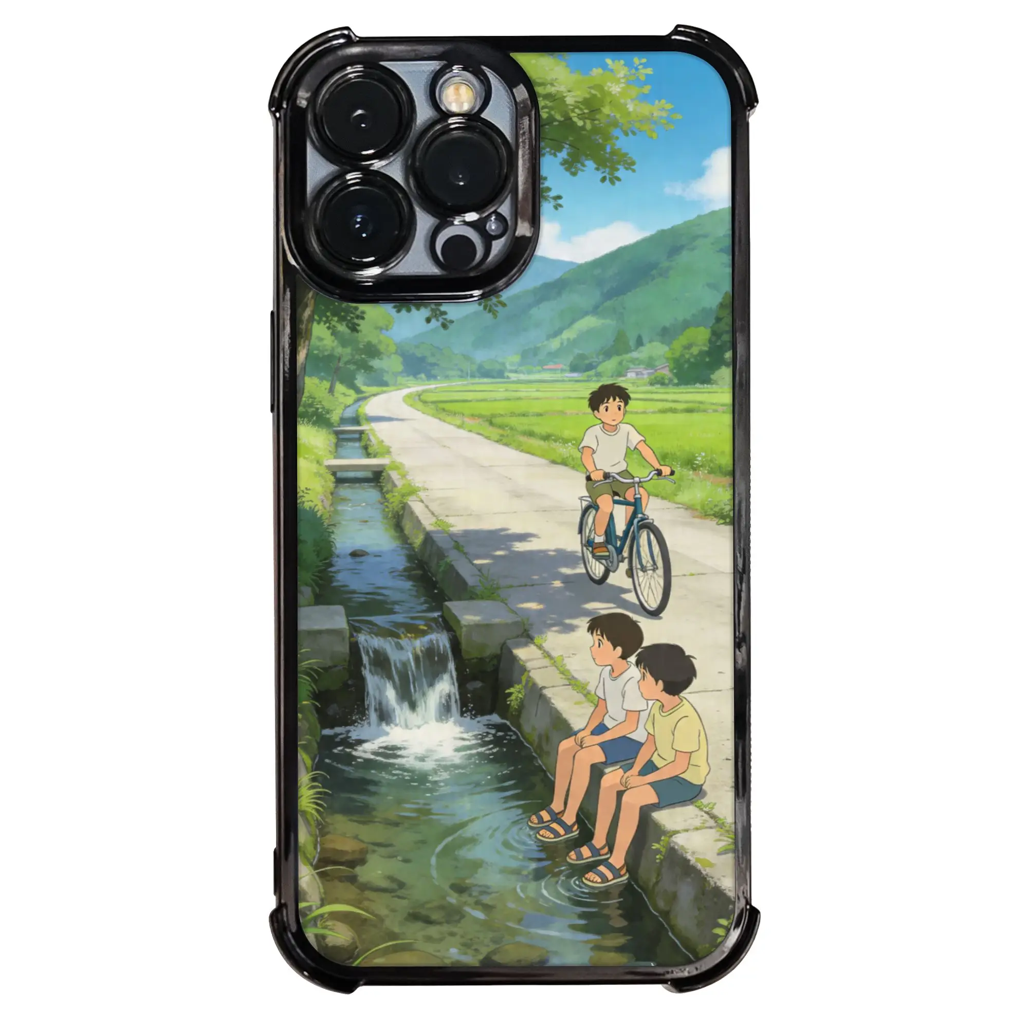 New Armor Bumper Shockproof Summer Countryside Biking Scene Phone Case Electroplating Process for iPhone Various Models
New Armor Bumper Shockproof Summer Countryside Biking Scene Phone Case Electroplating Process for iPhone Various Models